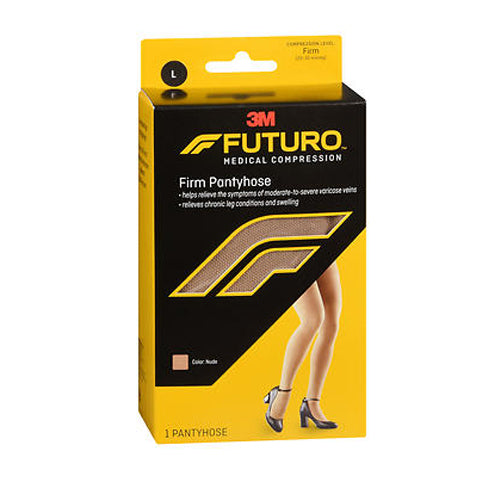 Futuro Restoring Pantyhose Brief Cut Panty Firm Large Nude 1 Pair by Pasteur Pharmacy