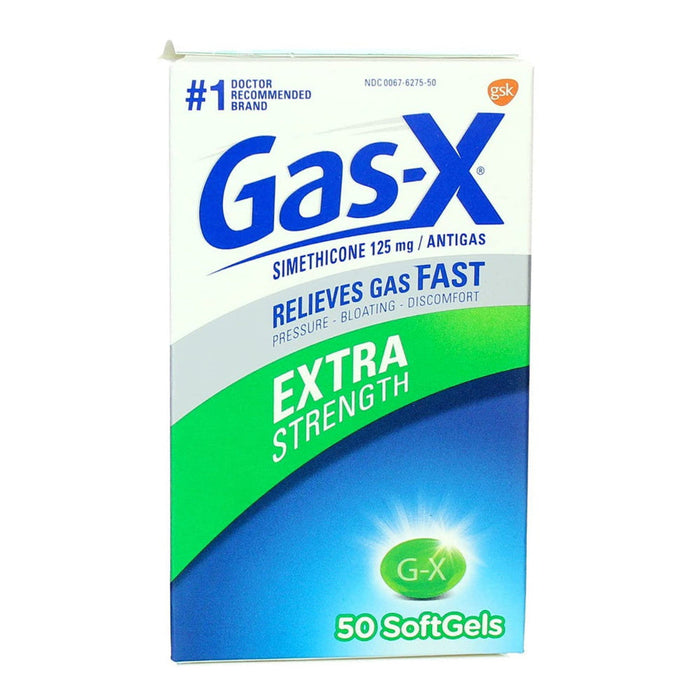 Gas-X Extra Strength Simethicone 125 Mg Antigas by Pasteur Pharmacy