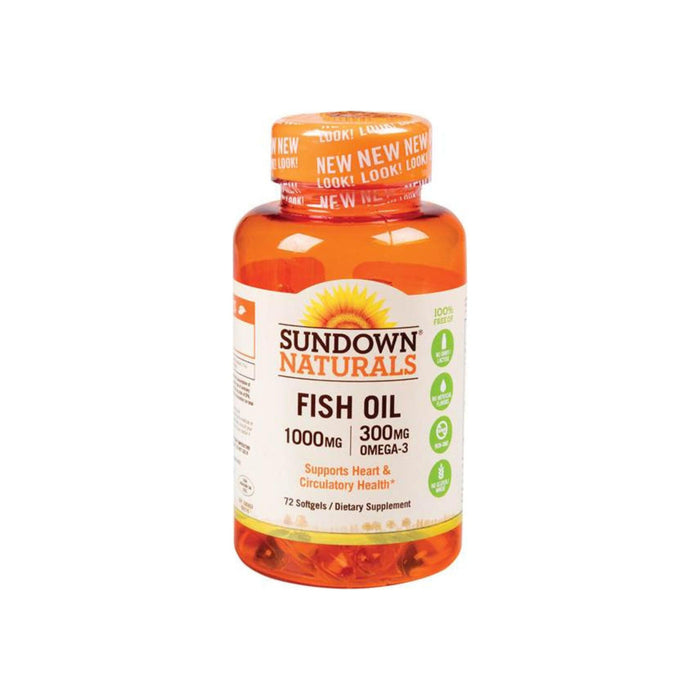 Sundown Naturals, Naturals Fish Oil, 1000 Mg by Pasteur Pharmacy