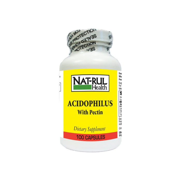 Nat-Rul Natural Acidophilus Con Pectina Cápsulas De by Pasteur Pharmacy