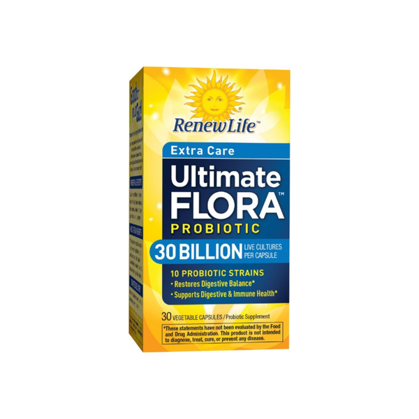 Renew Life Ultimate Flora Probiotic Extra Care – 30 Vegetarian Capsules by Pasteur Pharmacy