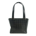 Chanel Black Lambskin Chocolate Bag Square Quilt Tote Bag #3455 by Bolt Boutique