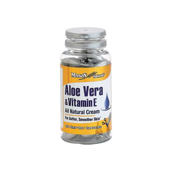 Mason Natural Aloe Vera & Vitamin E – 60 Snip-Off Capsules by Pasteur Pharmacy