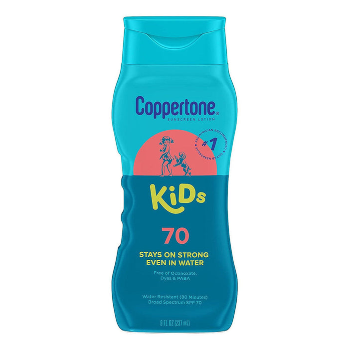 Coppertone Kids Sunscreen Lotion SPF 70, 8 Oz by Pasteur Pharmacy