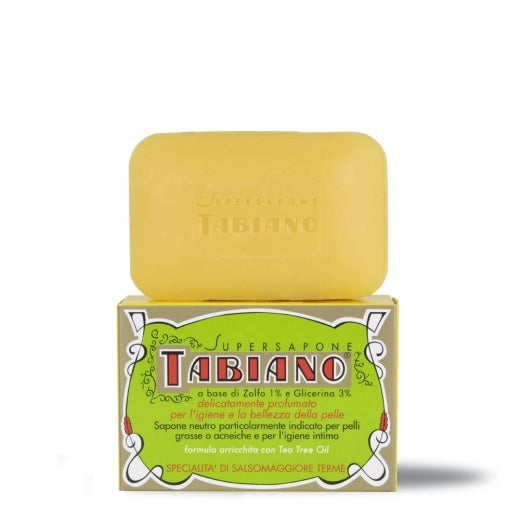 Carezza Mediterranea Tabiano Sulfur Super Bar Soap by Pasteur Pharmacy