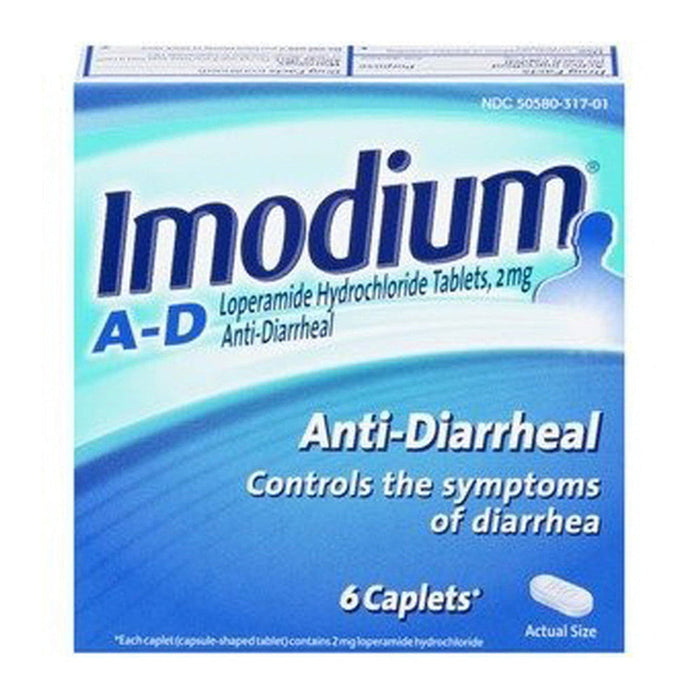 Imodium A-D Loperamide Hydrochloride Diarrhea Relief Caplets - 6 Ct by Pasteur Pharmacy