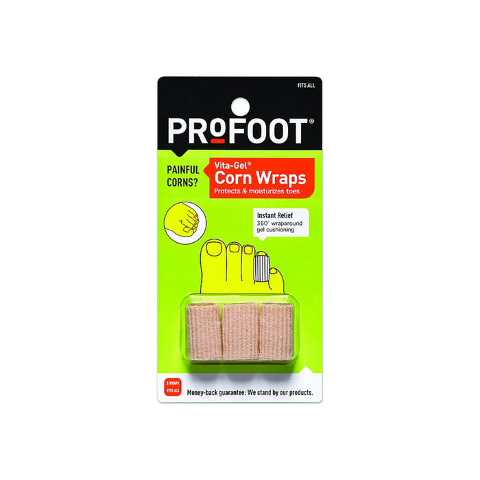 Profoot Vita-Gel Corn Pads, Moisturizing Gel Protection, 3 ct by Pasteur Pharmacy