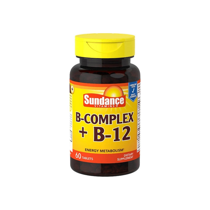 Sundance Vitamins B-Complex + B-12, 60 Tabs by Pasteur Pharmacy