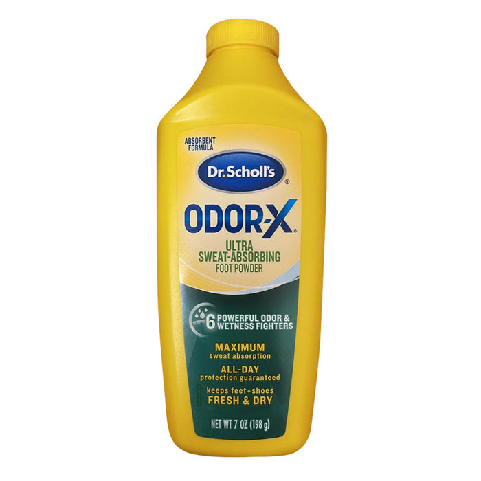 Dr. Scholl's Foot Powder, Sweat Absorbing, Ultra 7 Oz by Pasteur Pharmacy