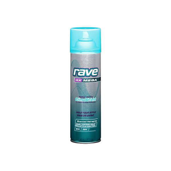 Rave 4x Mega Altitude Super Hold Hairpsray, 11 oz - Unscented Aerosol by Pasteur Pharmacy