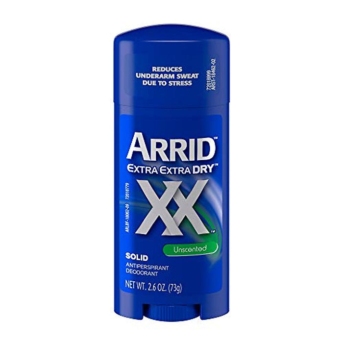 Arrid XX Extra Extra Dry Antiperspirant Deodorant - Unscented, 2.6 oz (73g) Stick by Pasteur Pharmacy