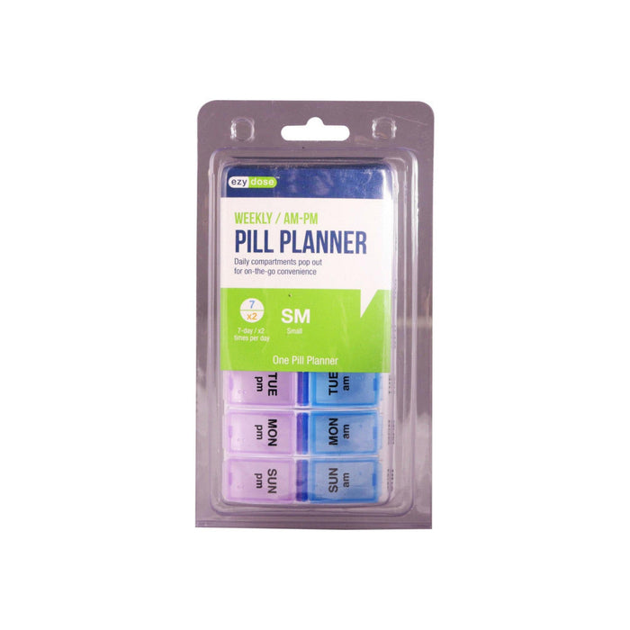 Ezy Dose Weekly AM/PM Travel Pill Planner, Small by Pasteur Pharmacy
