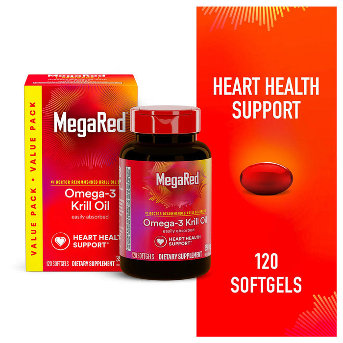 MegaRed® Schiff® Superior Omega-3 Krill Oil – 350 mg Softgels by Pasteur Pharmacy