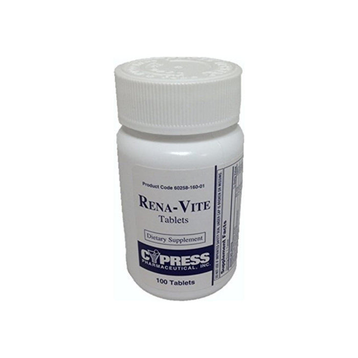 Cypress Pharmaceutical Rena-Vite Tablets, 100 Tablet Bottle by Pasteur Pharmacy
