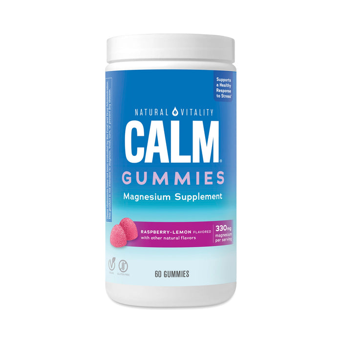 Natural Vitality Calm® Magnesium Supplement – Raspberry Lemon Gummies by Pasteur Pharmacy