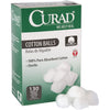 Curad Sterile Cotton Balls, 1", 130/Box