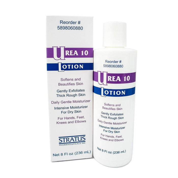 Stratus Pharmaceuticals Urea 10 Lotion – 8 fl oz (10% Urea) by Pasteur Pharmacy