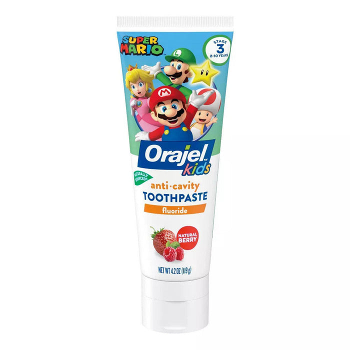 Orajel Kids' Super Mario Fluoride Toothpaste - 4.2oz by Pasteur Pharmacy