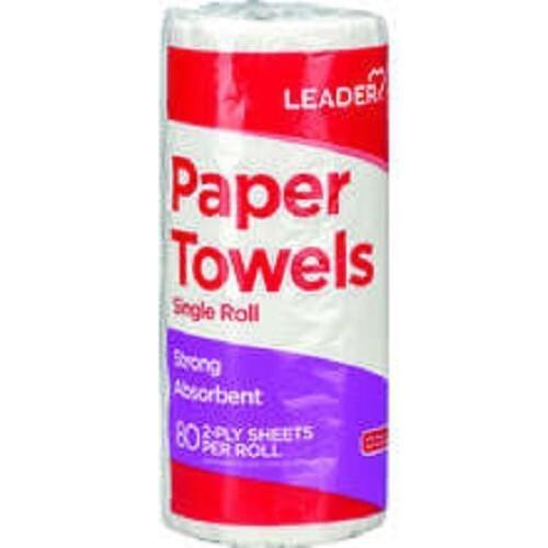 Leader Strong Paper Towels Single Roll, 80 2-Py Sheets by Pasteur Pharmacy