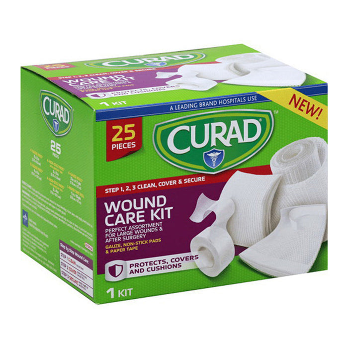 Curad® Essentials Wound Care Kit – Complete 3-Step System by Pasteur Pharmacy