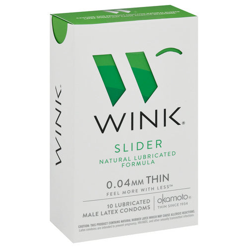 Wink™ Slider Naturally Lubricated Condoms – Thin by Pasteur Pharmacy