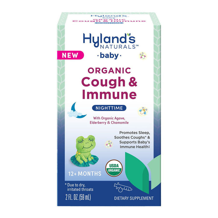 Hyland's Naturals Baby Organic Cough & Immune Syrup Nighttime 2 Oz by Pasteur Pharmacy