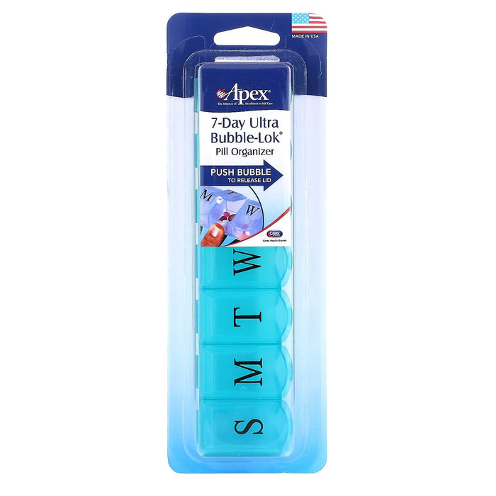 Apex Pill Organizer, 7 Day, Ultra Bubble Lock by Pasteur Pharmacy
