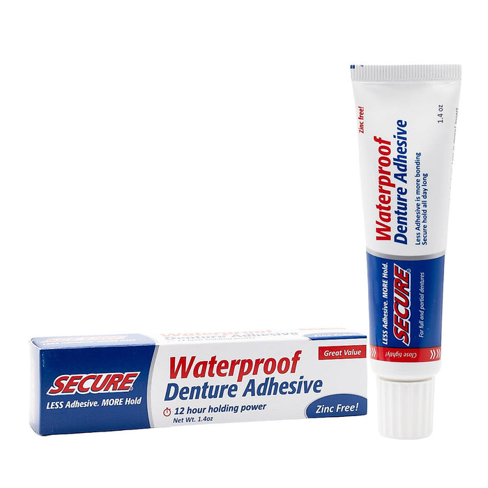 Secure Bioforce A.Vogel Denture Adhesive Waterproof Bonding Cream Zinc Free, 1.4 Oz by Pasteur Pharmacy