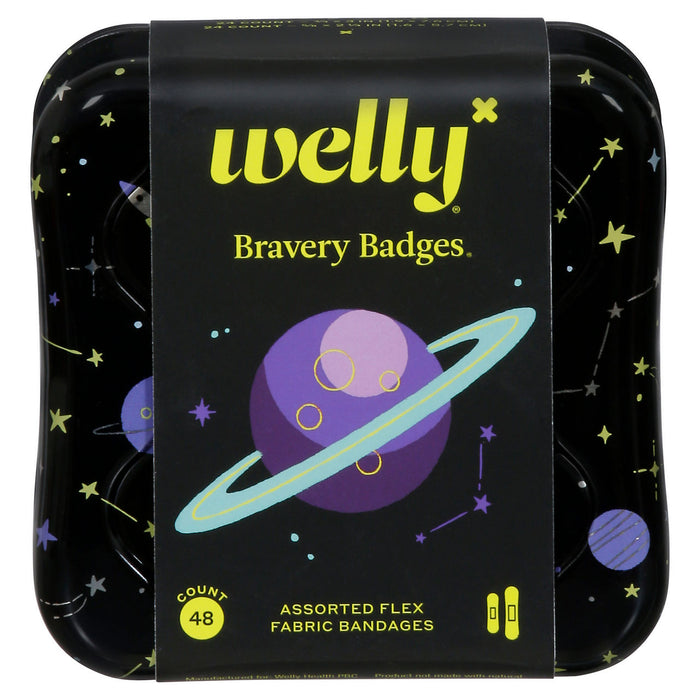Welly Flex Fabric Bandages Space - 48ct by Pasteur Pharmacy