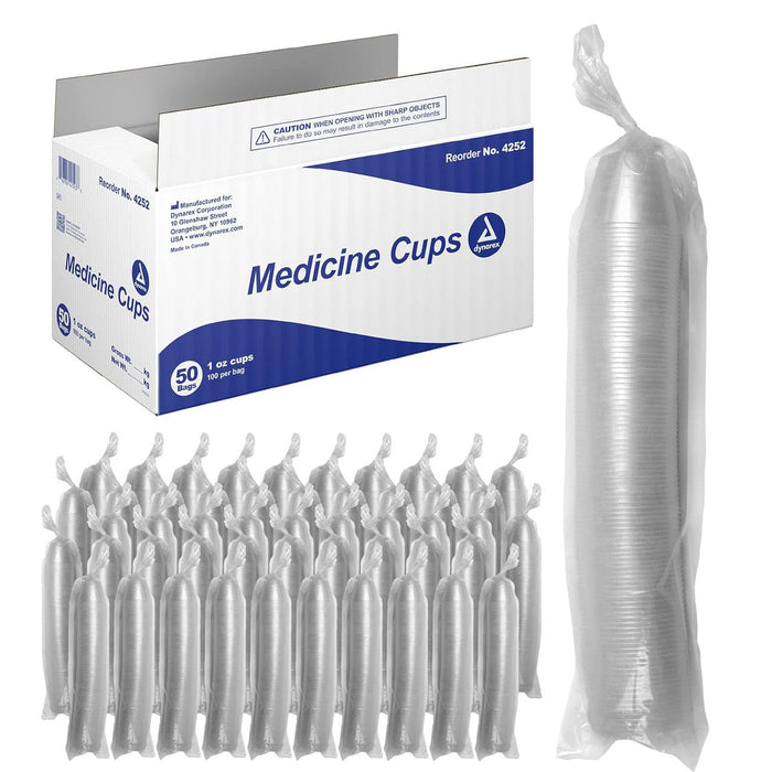Dynarex Medicine Cups – Graduated Precision Measuring (5 Units/Pack) by Pasteur Pharmacy