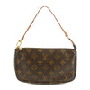 Louis Vuitton Monogram Canvas Brown Pochette Accessories Shoulder Bag #3475