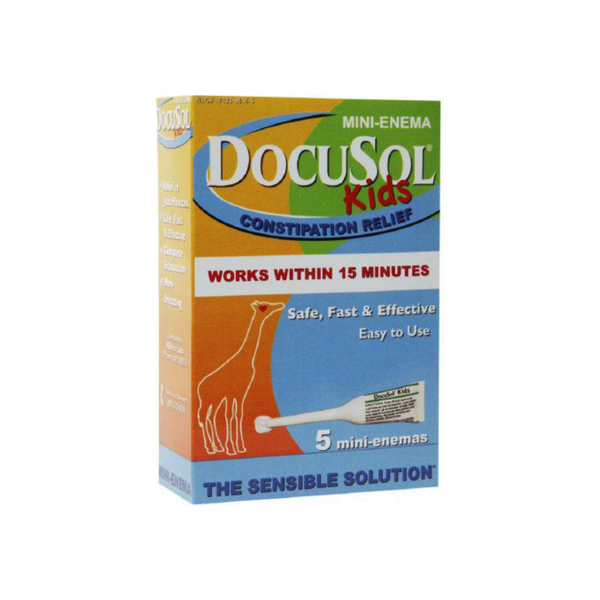 DocuSol Kids Constipation Relief - Mini Enema by Pasteur Pharmacy