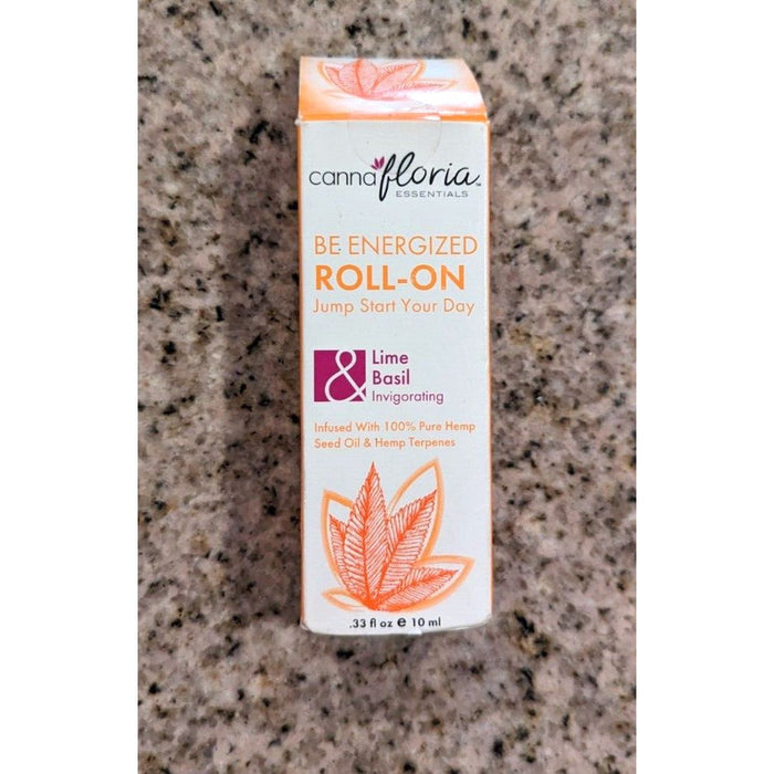 Cannafloria Essentials Be Energized LIME & BASIL SCENTED Roll On Essential Oil by Pasteur Pharmacy