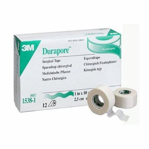 3M Durapore Silk-Like Cloth Medical Tape1 Inch X 10 Yard, Box Of 12 by Pasteur Pharmacy