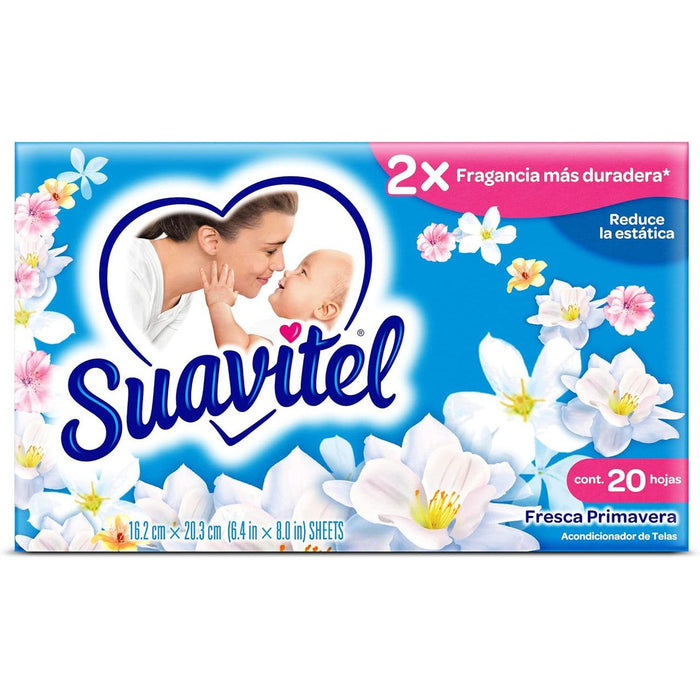 Suavitel Field Flowers Fabric Conditioner 20 Sheets by Pasteur Pharmacy