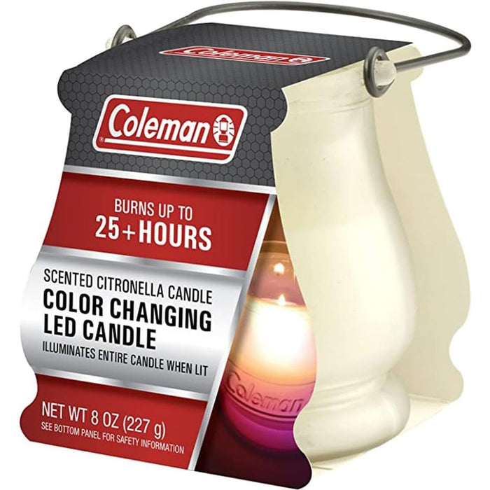 Coleman Citronella Candle Led Color Changing 8 Oz by Pasteur Pharmacy