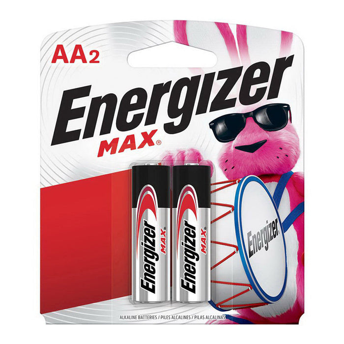 Energizer MAX Alkaline Batteries, 2 Batteries/Pack 2 Batteries/AA Battery by Pasteur Pharmacy