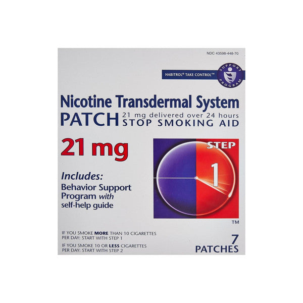 Habitrol Nicotine Transdermal System Patches, Step 1, 21 Mg by Pasteur Pharmacy