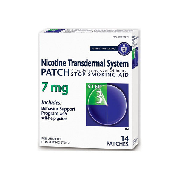 Nicotine Td Ap 7Mg /24Hr 14 Step 3 by Pasteur Pharmacy