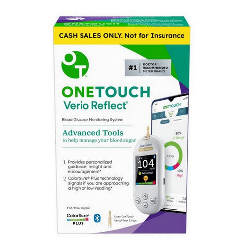 Onetouch Verio Reflect Blood Glucose Meter by Pasteur Pharmacy