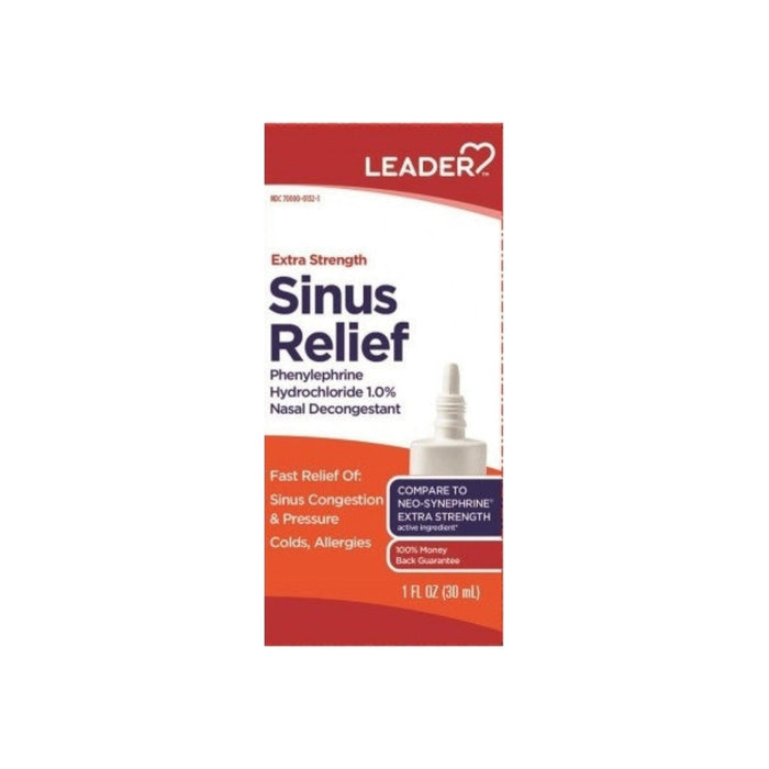 Leader Extra Strength Sinus Relief Nasal Spray, 1 Oz by Pasteur Pharmacy
