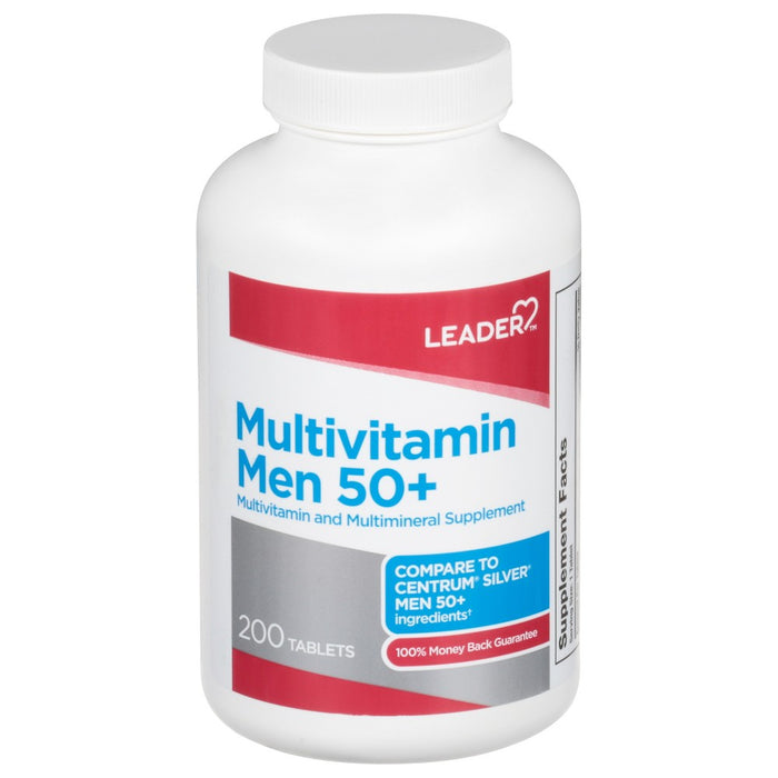Leader Health Care Multivitamin, Men 50+, Tablets by Pasteur Pharmacy