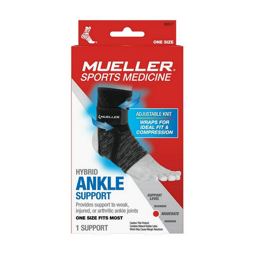 Mueller® Hybrid Ankle Support Wrap – Adjustable – 1 Unit by Pasteur Pharmacy