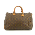 Louis Vuitton Monogram Canvas Brown Speedy 35 Handbag #3480 by Bolt Boutique