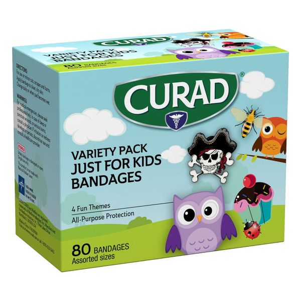 Curad Bandages, Just For Kids, Assorted Sizes, Variety Pack by Pasteur Pharmacy