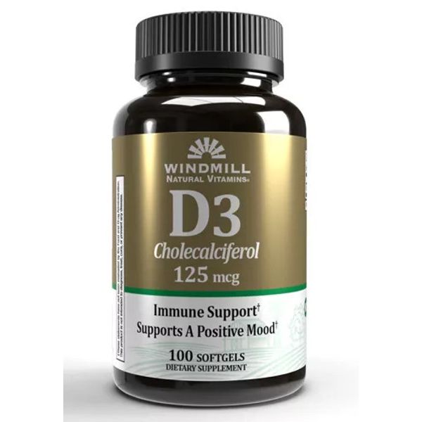 Windmill® Vitamin D3 Cholecalciferol - 125 Mcg by Pasteur Pharmacy