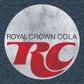 Royal Crown Cola Logo T-Shirt - Indigo by Tee Luv