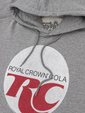Royal Crown Cola Hooded Sweatshirt - Oxford Gray by Tee Luv