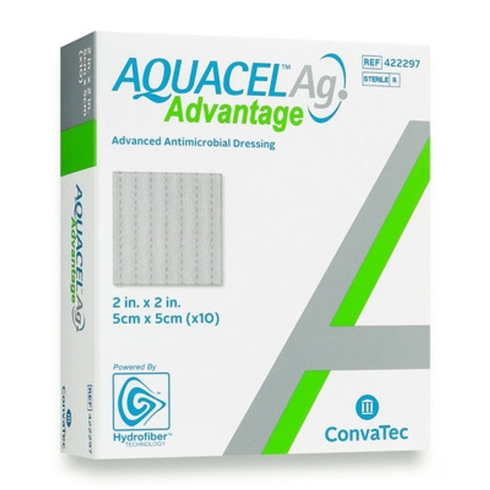 Convatec Aquacel Advantage Silver Dressing 2 X 2 Inch, Box Of 10 by Pasteur Pharmacy