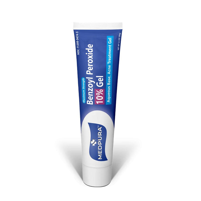 Akron Pharma Benzoyl Peroxide 10% Gel 60gm Acne Medication, Maximum Strength. by Pasteur Pharmacy